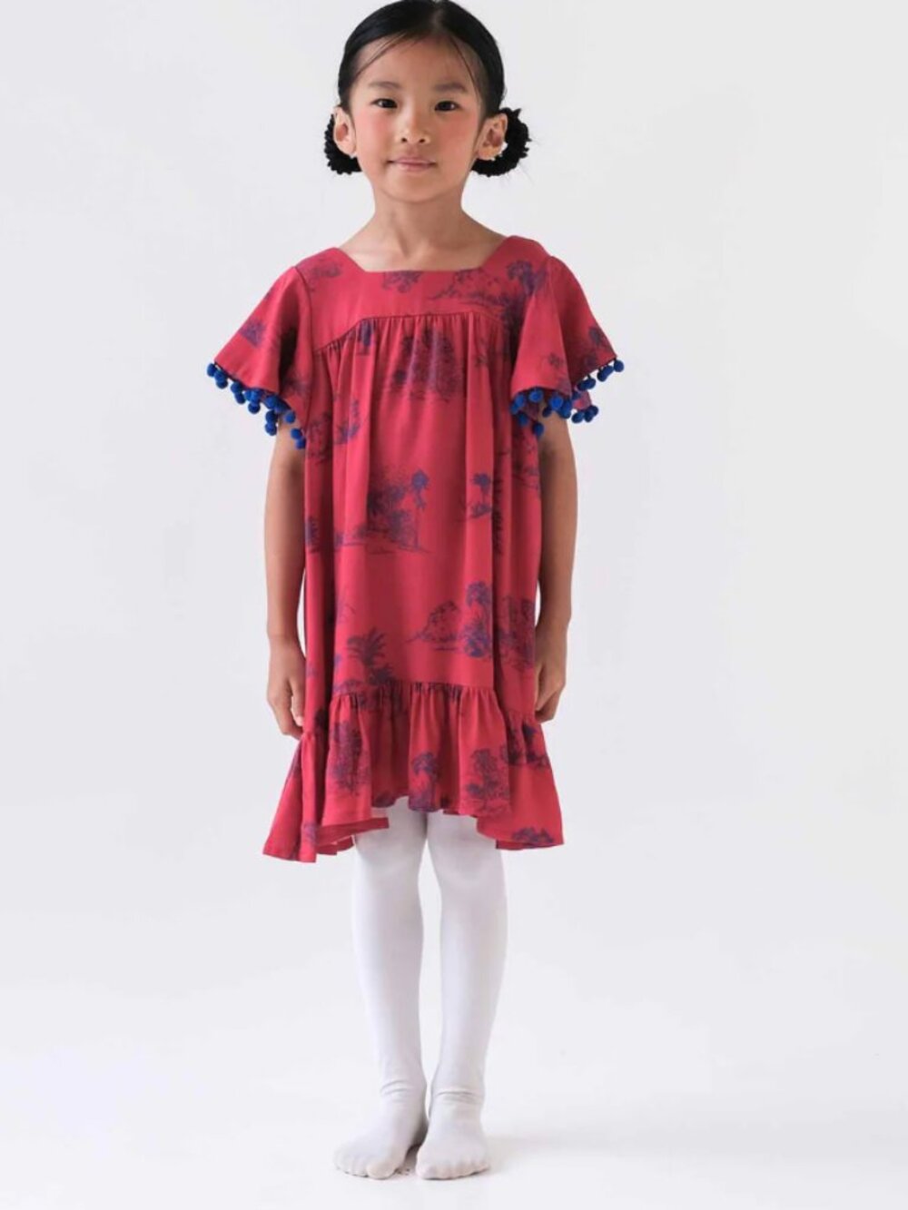 Sea Apple - Modern Toile Rebecca Dress